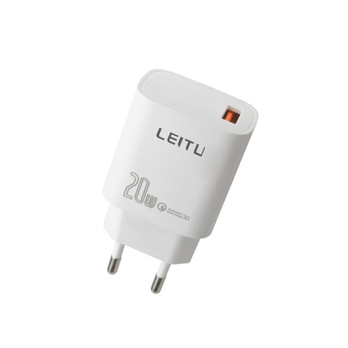 شارژر دیواری لیتو مدل LH-12 به همراه کابل تبدیل USB-C
