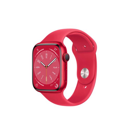 ساعت هوشمند اپل واچ سری 8 مدل Red Aluminum Case Red Sport Band-45MM-S/M - قرمز - اصلی (گارانتی شش ماهه شرکتی)
